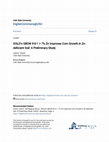 Research paper thumbnail of GOLD’n GRO® 9-0-1 + 7% Zn Improves Corn Growth in Zn-deficient Soil: A Preliminary Study