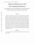 Research paper thumbnail of Grant-free Random Access with Self-conjugating Metasurfaces