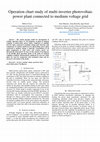 Research paper thumbnail of Operation chart study of multi-inverter photovoltaic power plant connected to medium voltage grid