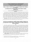 Research paper thumbnail of The Accuracy Of Financial Distress Prediction Models In Turkey: A Comparative Investigation With Simple Model Proposals