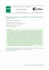 Research paper thumbnail of Women Empowerment and Demand for Sexual and Reproductive Health Services