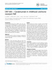 Research paper thumbnail of OR7-005 – Canakinumab in childhood colchicine resistant FMF