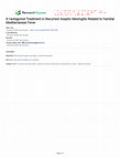 Research paper thumbnail of Il-1antagonist Treatment in Recurrent Aseptic Meningitis Related to Familial Mediterranean Fever