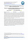 Research paper thumbnail of Öğretmen İş Performansı Ölçeğinin Geliştirilmesi ve Öğretmenlerin İş Performansı Düzeyinin Belirlenmesi