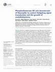 Research paper thumbnail of Phosphodiesterase 4D acts downstream of Neuropilin to control Hedgehog signal transduction and the growth of medulloblastoma