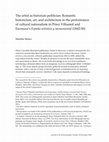 Research paper thumbnail of The artist as historian-politician: Romantic historicism, art, and architecture in the performance of cultural nationalism in Pérez Villaamil and Escosura's España artística y monumental (1842-50)