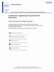 Research paper thumbnail of Introduction: negotiating the promotion of democracy