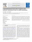 Research paper thumbnail of A spectrophotometer-based study of magnetic water treatment: Assessment of ionic vs. surface mechanisms