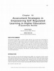 Research paper thumbnail of Assessment Strategies in Empowering Self-Regulated Learning in Higher Education