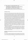 Research paper thumbnail of The politics of multiculturalism and redistribution: Immigration, accommodation, and solidarity in diverse democracies (2022)