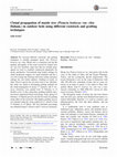 Research paper thumbnail of Clonal propagation of mastic tree (Pistacia lentiscus var. chia Duham.) in outdoor beds using different rootstock and grafting techniques