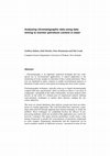 Research paper thumbnail of Analysing chromatographic data using data mining to monitor petroleum content in water