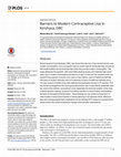 Research paper thumbnail of Barriers to Modern Contraceptive Use in Kinshasa, DRC