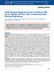 Research paper thumbnail of Family Planning Supply Environment in Kinshasa, DRC: Survey Findings and Their Value in Advancing Family Planning Programming