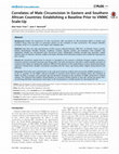 Research paper thumbnail of Correlates of Male Circumcision in Eastern and Southern African Countries: Establishing a Baseline Prior to VMMC Scale-Up