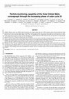 Research paper thumbnail of Particle monitoring capability of the Solar Orbiter Metis coronagraph through the increasing phase of solar cycle 25