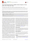 Research paper thumbnail of Deep Sequencing Reveals the Complete Genome Sequence of Sweet potato virus G from East Timor