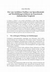 Research paper thumbnail of Der (un-)sichtbare Einfluss von Sprachkontakt auf Wortbildungsverfahren im französisch-italienischen Vergleich