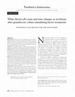 Research paper thumbnail of White blood cell count and ratıo changes ın newborns after granulocyte colony-stımulatıng factor treatments