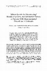 Research paper thumbnail of Whose needs are we meeting? Results of a consumer satisfaction survey of persons with developmental disabilities in Colorado