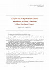 Research paper thumbnail of A. Lazaro, Cl. Salicis, « Enquête sur la chapelle Saint-Étienne au quartier las Gléyas à Lucéram (Alpes-Maritimes, France) », Mémoires de l'Institut de Préhistoire et d’Archéologie Alpes Méditerranée, t. 67, p. 115-134.