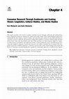 Research paper thumbnail of Consumer Research Through Cookbooks and Cooking Shows: Linguistics, Cultural Studies, and Media Studies