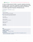 Research paper thumbnail of Is Fear of Movement (FoM) in sports related activities a latent trait?: the item response model applied to the Photographic Series of Sports Activities for Anterior Cruciate Ligament Rupture (PHOSA-ACLR)