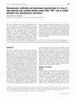 Research paper thumbnail of Overexpression, purification and biochemical characterization of a class A high-molecular-mass penicillin-binding protein (PBP), PBP1∗ and its soluble derivative from Mycobacterium tuberculosis