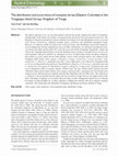 Research paper thumbnail of The distribution and occurrence of mosquito larvae (Diptera: Culicidae) in the Tongatapu Island Group, Kingdom of Tonga