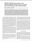 Research paper thumbnail of Molecular Cloning and Characterization of Genes Expressed during Early Tomato (Lycopersicon esculentum Mill.) Fruit Development by mRNA Differential Display