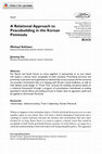 Research paper thumbnail of A Relational Approach to Peacebuilding in the Korean Peninsula