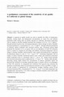 Research paper thumbnail of A preliminary assessment of the sensitivity of air quality in California to global change