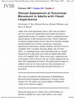 Research paper thumbnail of Clinical Assessment of Functional Movement in Adults with Visual Impairments