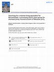 Research paper thumbnail of Searching for a nearest living equivalent for Bennettitales: a promising extinct plant group for stomatal proxy reconstructions of Mesozoic<i>p</i>CO<sub>2</sub>