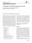 Research paper thumbnail of A Methodology for Sustainable Management of Food Waste