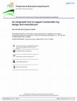 Research paper thumbnail of An integrated tool to support sustainable toy design and manufacture