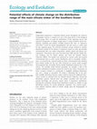 Research paper thumbnail of Potential effects of climate change on the distribution of Scarabaeidae dung beetles in Western Europe