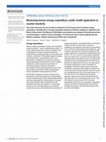 Research paper thumbnail of Measuring human energy expenditure: public health application to counter inactivity