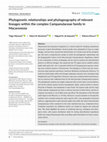 Research paper thumbnail of Phylogenetic relationships and phylogeography of relevant lineages within the complex Campanulaceae family in Macaronesia