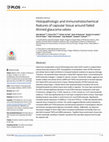 Research paper thumbnail of Histopathologic and immunohistochemical features of capsular tissue around failed Ahmed glaucoma valves