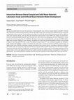 Research paper thumbnail of Interaction Between Biaxial Geogrid and Solid Waste Materials: Laboratory Study and Artificial Neural Network Model Development