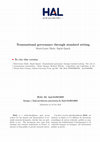 Research paper thumbnail of Transnational Governance through Standard Setting