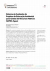 Research paper thumbnail of Sistema de Avaliação de Projetos de Educação Ambiental para Gestão de Recursos Hídricos (SAPEA-Água)