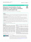 Research paper thumbnail of Molecular characterization of ocular dirofilariasis: a case report of Dirofilaria immitis in south-eastern Iran