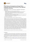 Research paper thumbnail of Empirical datasets for Energies journal article 'From theory to econometrics to energy policy: Cautionary tales for policymaking using aggregate production functions