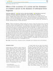 Research paper thumbnail of Effects of the occurrence of a cyclone and the dominance of a bamboo species on the dynamics of subtropical forest fragments