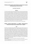 Research paper thumbnail of Attitudes and Perceptions of the students and Instructors Towards Testing Speaking Communicatively