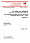 Research paper thumbnail of Analisis Teknikal Dengan Menggunakan Moving Average Convergence-Divergence Dan Relative Strength Index Pada Saham Perbankan