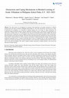 Research paper thumbnail of Distractions and Coping Mechanisms in Blended Learning of Grade 10 Students in Philippine School Doha, S.Y. 2021-2022