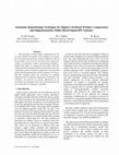 Research paper thumbnail of Automatic repositioning technique for digital cell based window comparators and implementation within mixed-signal DfT schemes